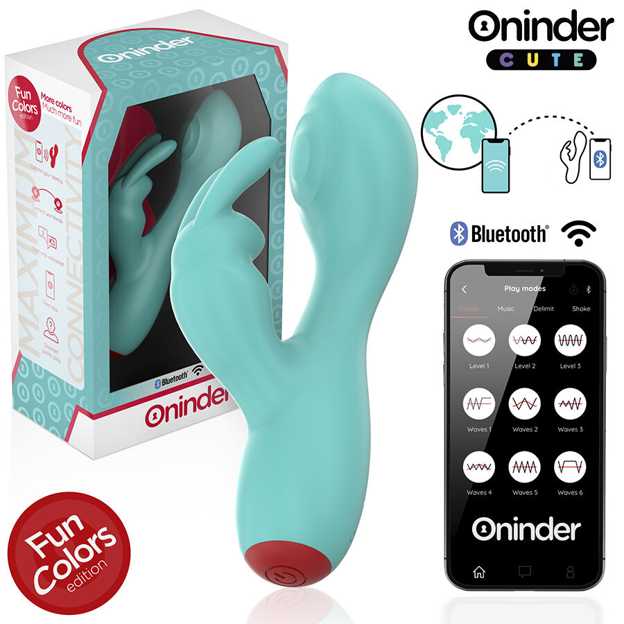 ONINDER CUTE - VIBRATEUR CLITORISÉ LOVE BUNNY G-SPOT - APPLICATION MONDIALE GRATUITE