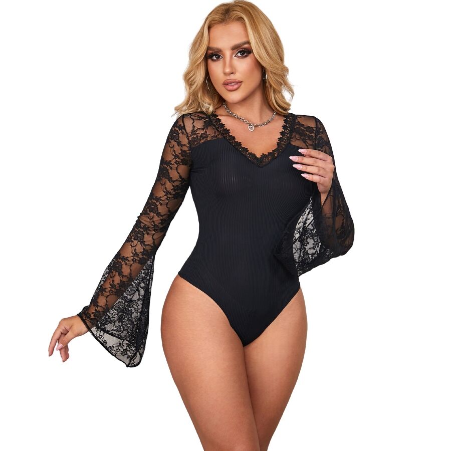 Teddy Floral Sublime L/XL : Élégance et Séduction au Rendez-vous