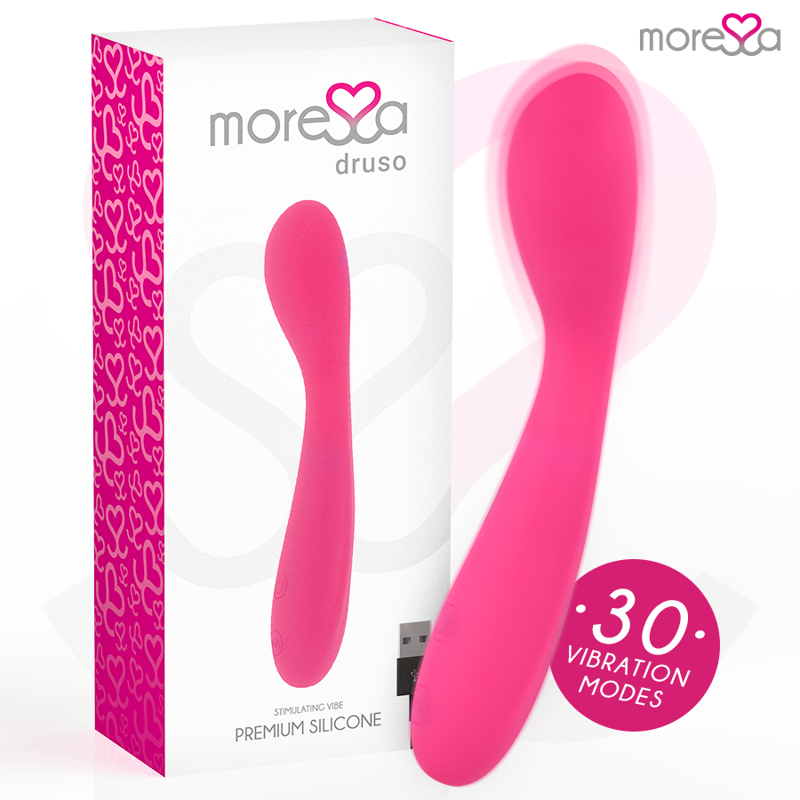 MORESSA Druso : Vibromasseur Rechargeable en Silicone Premium pour Stimulation Intense