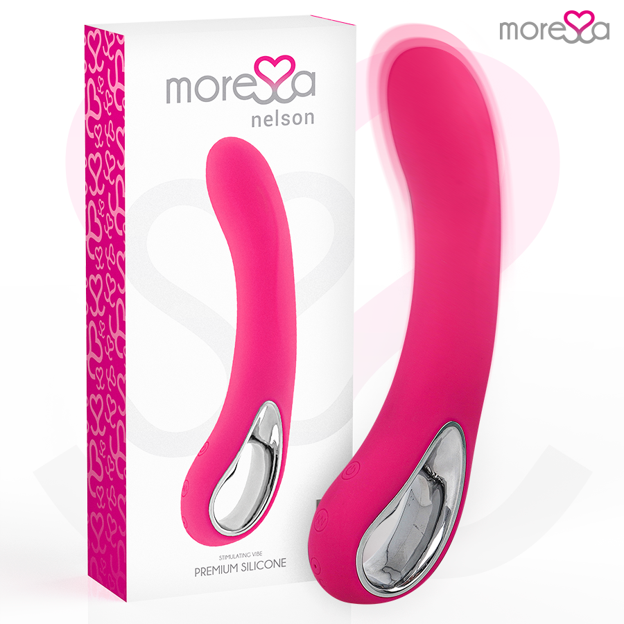 Vibromasseur Nelson Rechargeable en Silicone Premium pour Une Stimulation Élégante