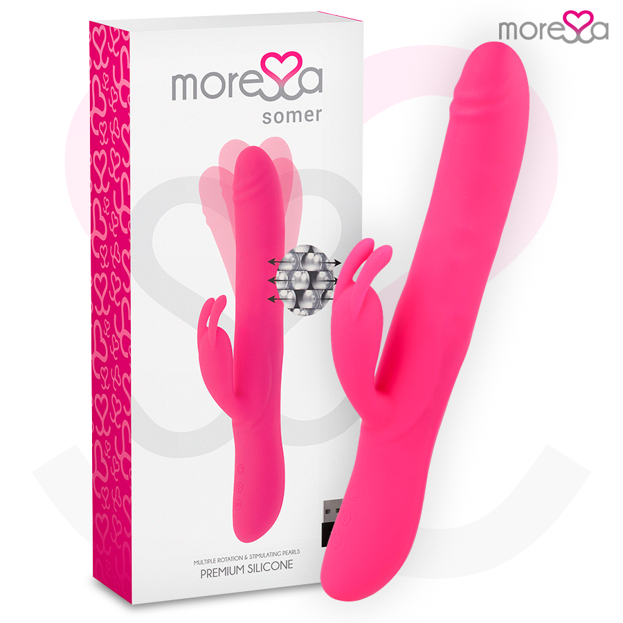 SOMER - Vibromasseur Premium avec Rotations Multiples pour Plaisir Intense