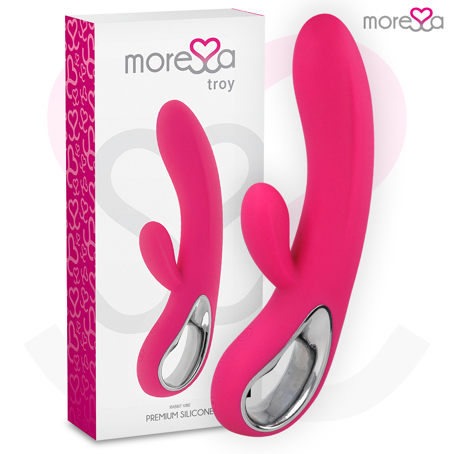 Vibromasseur Double Action Troy en Silicone Premium pour Plaisir Intense