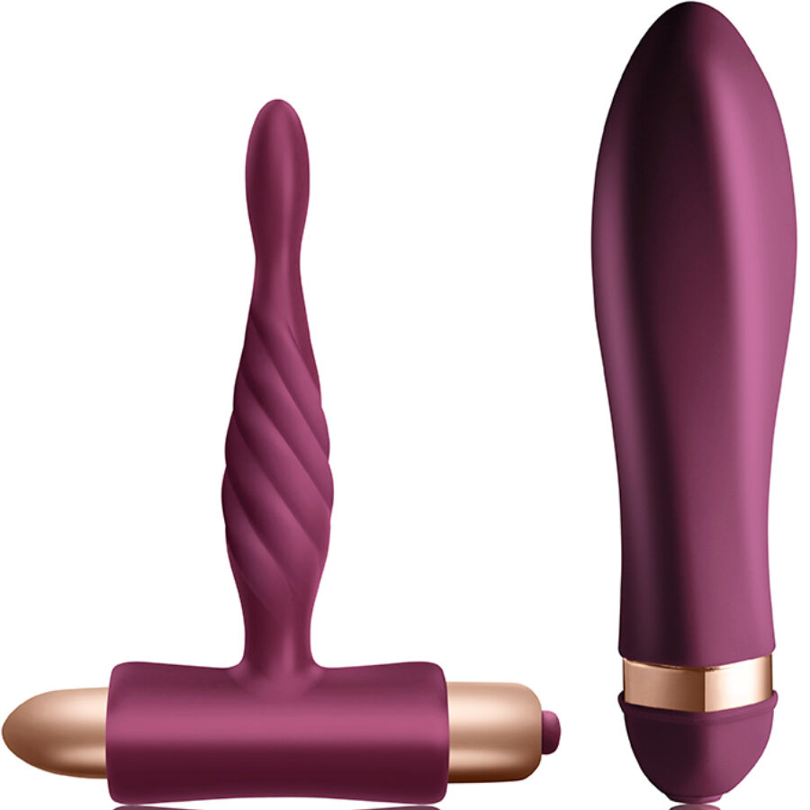 CLIMAXIMUM - DARE KIT VIBRATEUR TWISTED + PLUG ANAL DÉBUTANT