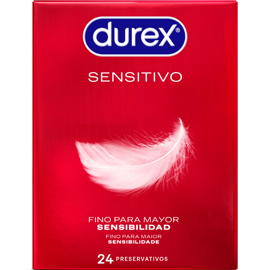 Durex Sensitive Soft - Préservatifs Ultra-Fins pour un Confort Optimal (24 unités)