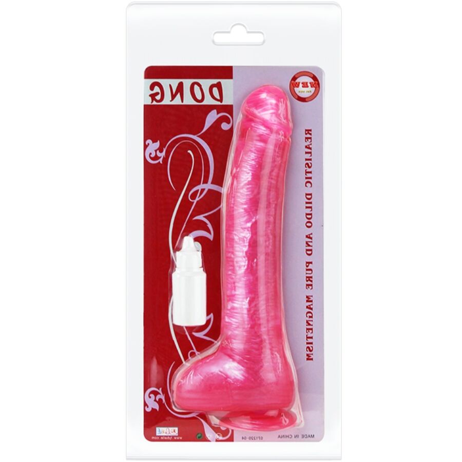 Gode Dong Rose Réaliste avec Ventouse - Douceur et Stimulation Intense