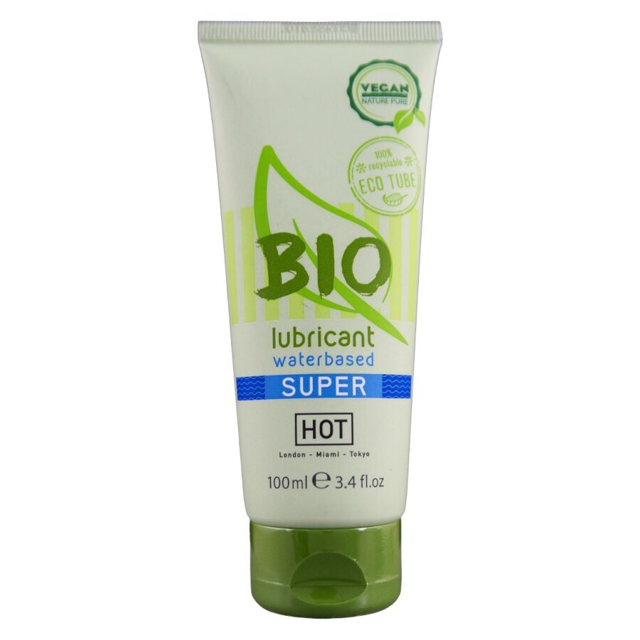 HOT - LUBRIFIANT BIO À BASE D'EAU SUPERGLIDE 100 ML