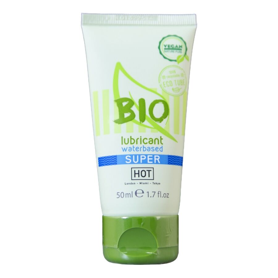 HOT - LUBRIFIANT BIO À BASE D'EAU SUPERGLIDE 50 ML