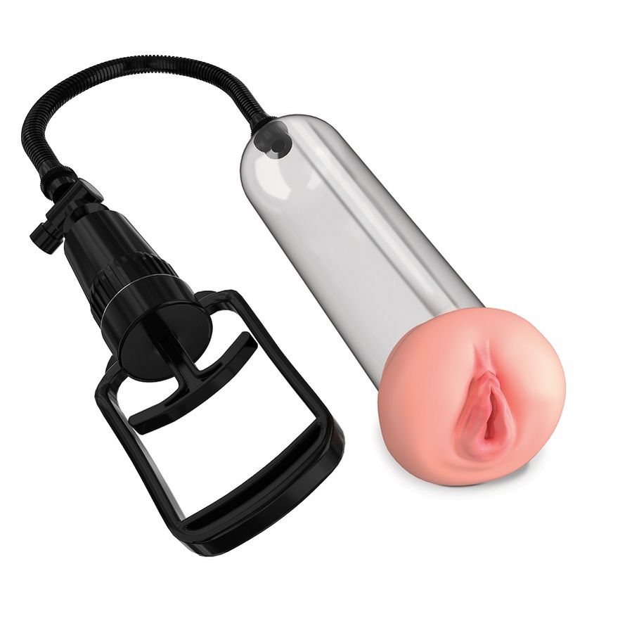 Pompe à Érection avec Vagin Ultra Réaliste pour Débutants