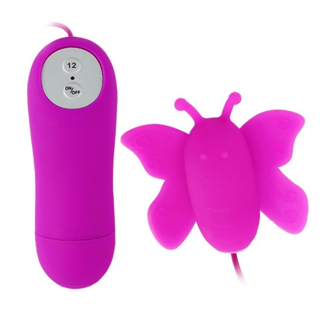Stimulateur Clitoridien Papillon Lilas 12 Vitesses Télécommandé pour Plaisir Intense