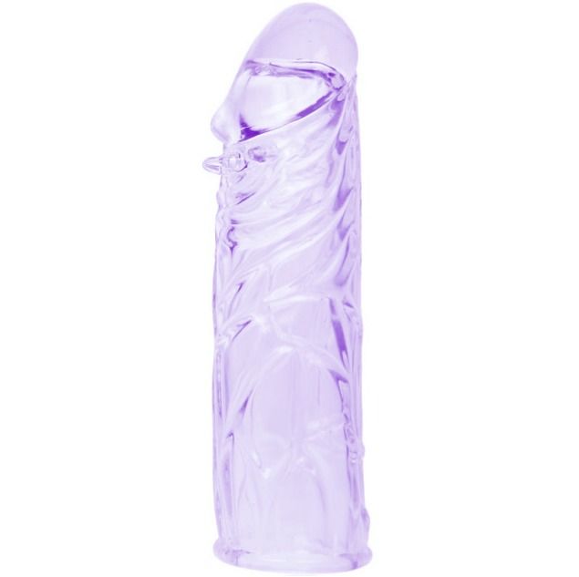Housse en Silicone Lilas BAILE : Plaisir et Élargissement de 13 cm