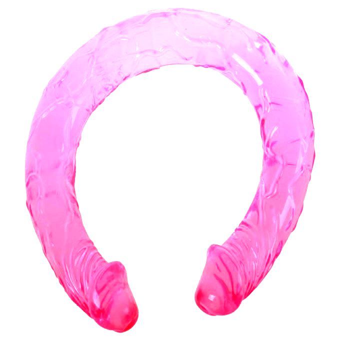 Double Dong Souple Rose de 44,5 cm - Pénétration Double Sensationnelle
