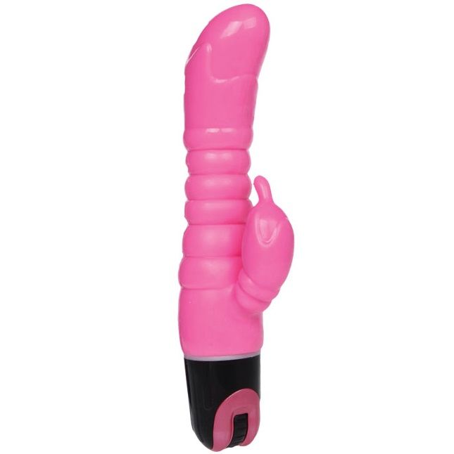 Vibromasseur Rose 22,5 cm : Double Stimulation pour Plaisir Intense