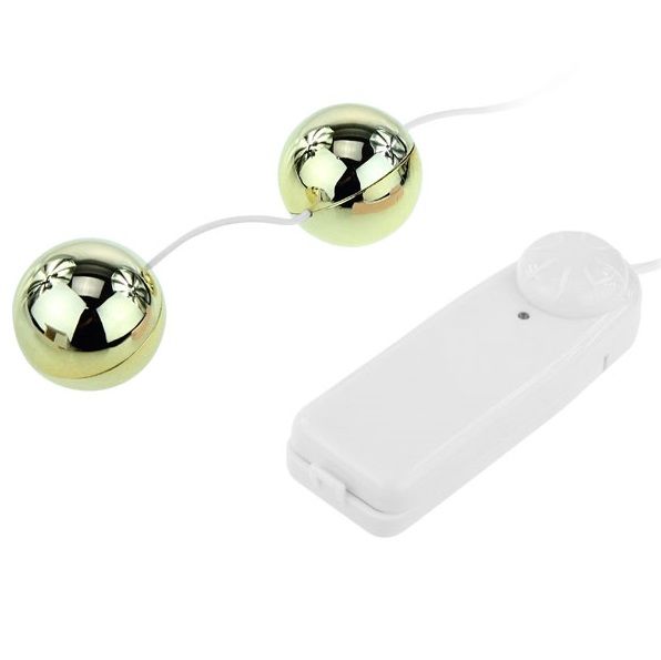 Vibromasseur Boules Chinoises Golden - Plaisir Vibrant et Stimulation Érotique