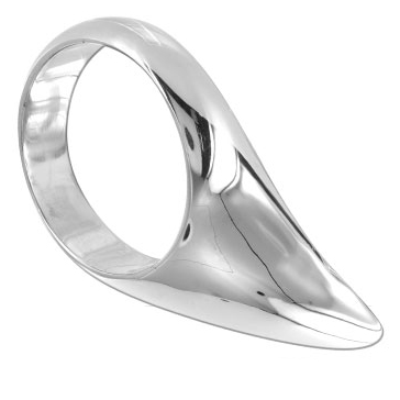 Cockring en Acier Hypoallergénique - Larme de Bite 50mm pour des Érections Renforcées