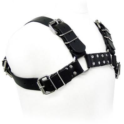 Harnais en Cuir Noir Bull Dog pour une Expérience BDSM Élégante