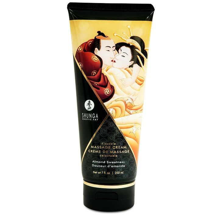Crème de Massage Sensuelle aux Amandes Douces - 200 ml de Shunga