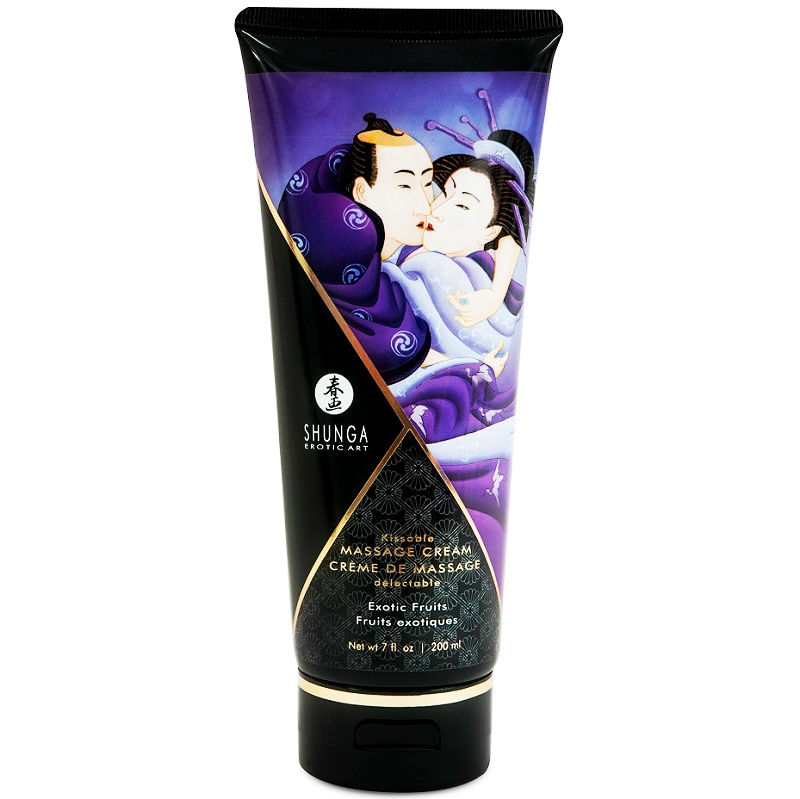Crème de Massage Sensuelle aux Fruits Exotiques - 200 ml de Shunga