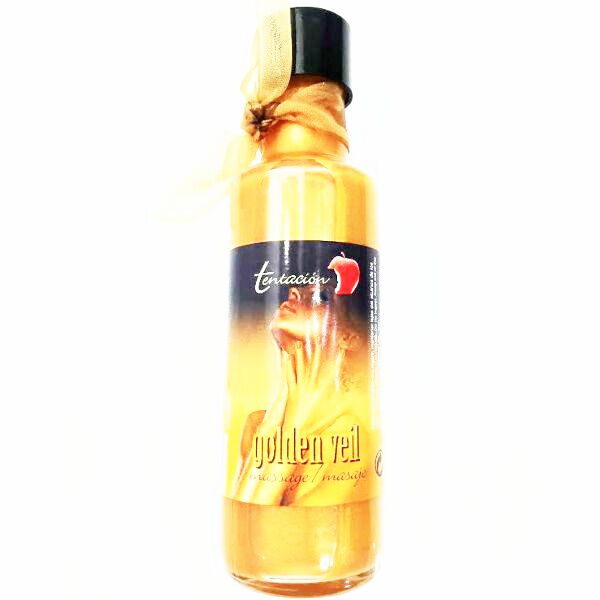Huile de Massage Voile Doré 100 ml : Luxe et Éclat pour des Moments Intimes