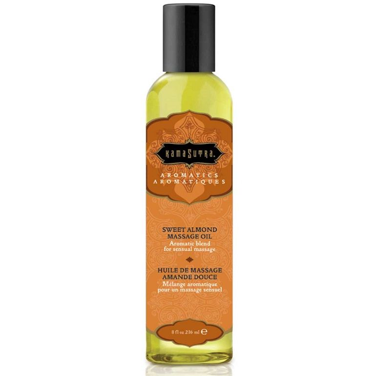 Huile de Massage Kamasutra aux Amandes Douces - 236ml pour une Détente Totale
