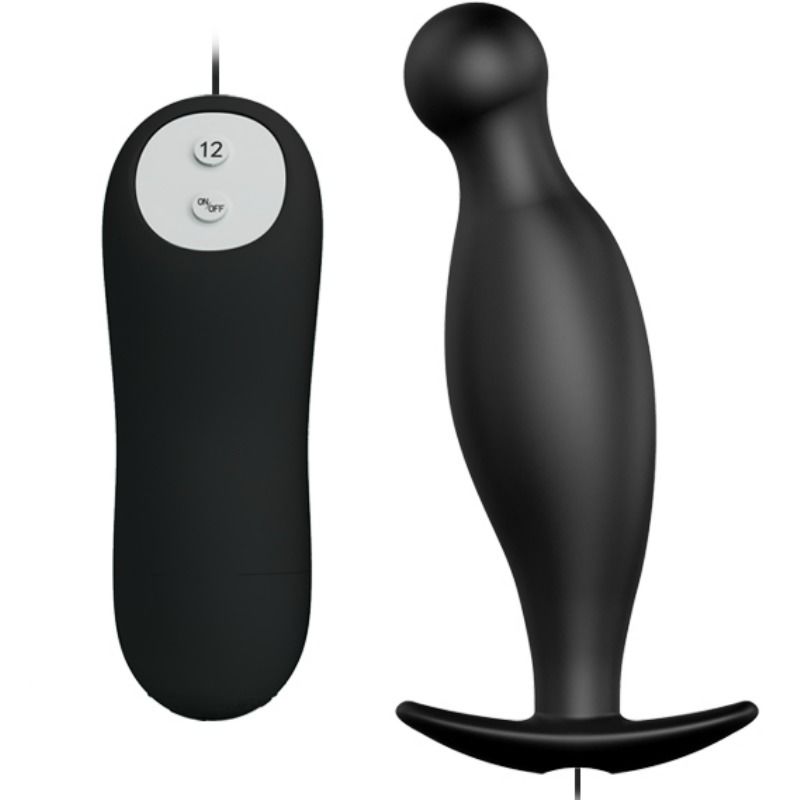 Plug Anal Vibrant en Silicone - 12 Modes de Plaisir avec Télécommande