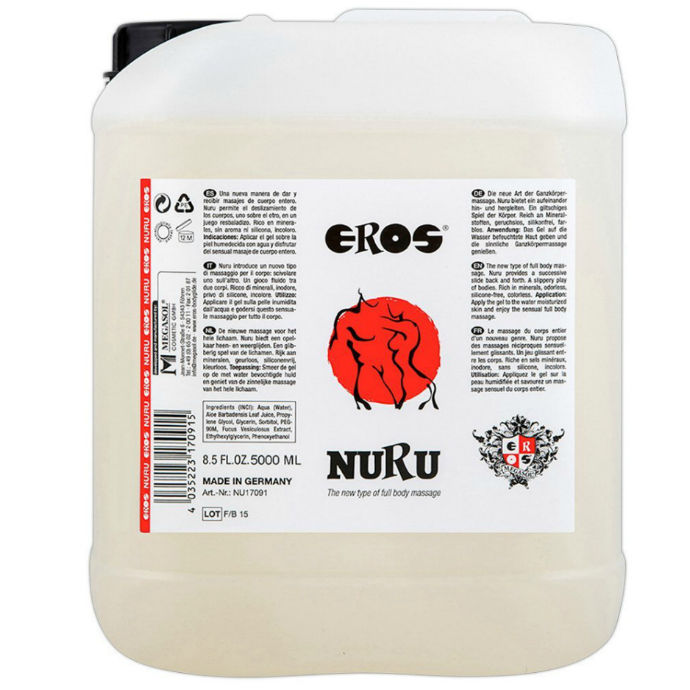 Huile de Massage Nuru Riche en Minéraux - Sensation de Glisse Unique 5000 ML