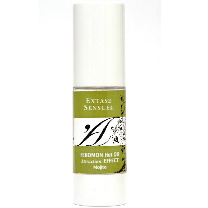 Huile de Massage Effet Thermique aux Phéromones Mojito 30 ml - Extase Sensual