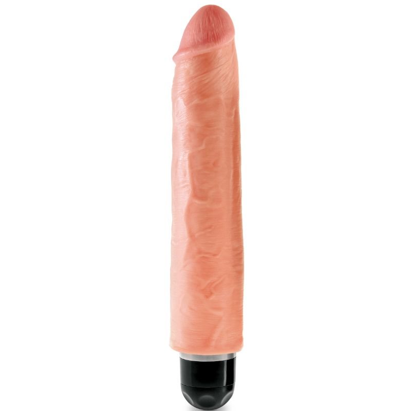 Vibromasseur Réaliste King Cock 25.4 cm - Sensations Éblouissantes
