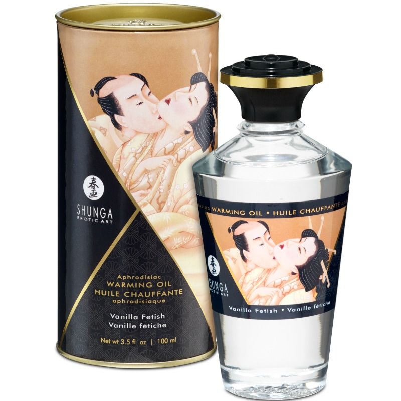 Huile de Massage Chaleur Vanille Fétiche - Sensation Aphrodisiaque 100 ml