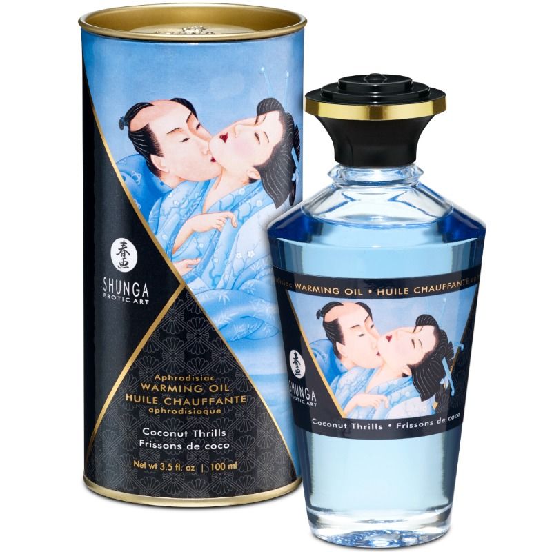 Huile de Massage Efficace Coco - Stimulation Sensuelle et Chaleur