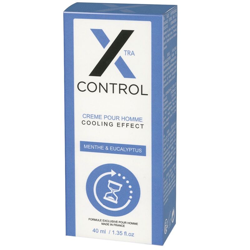 Crème Rafraîchissante X Control pour Homme - Plaisir Durable 40 ml