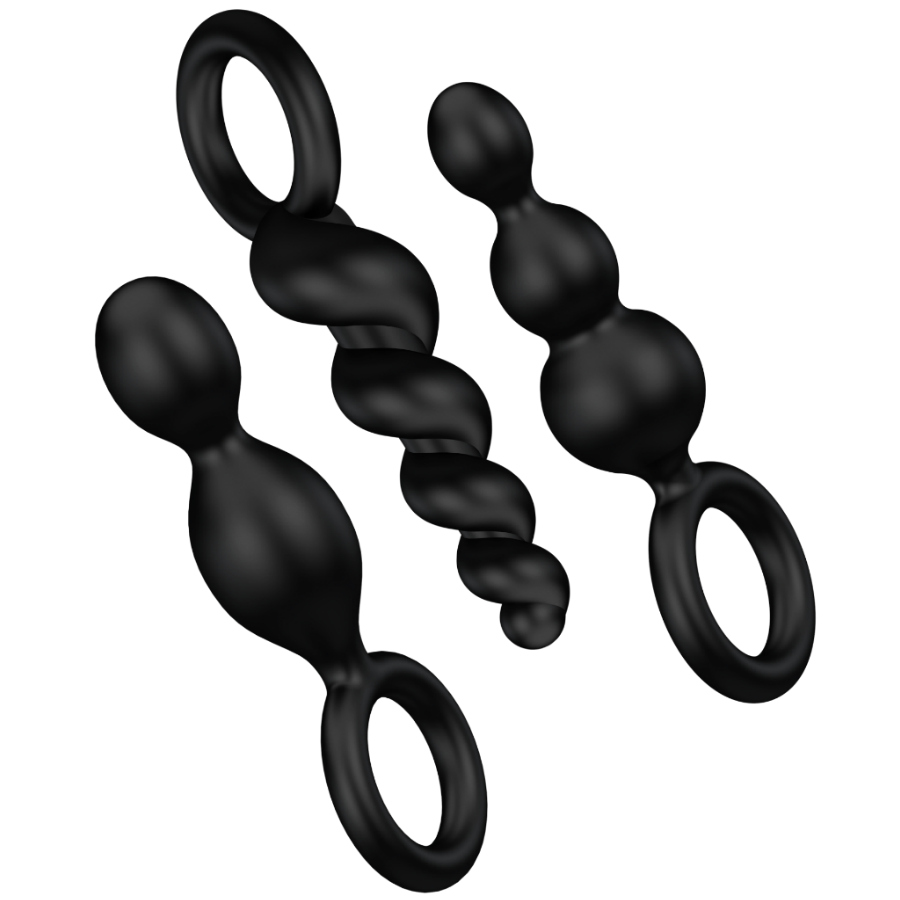 Plugs Anals Satisfyer - Set de 3 Tailles pour des Sensations Variées