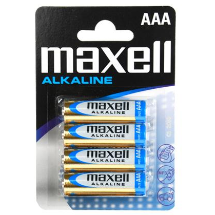 Batteries AAA Maxell : Puissance et Fiabilité en 4 Pièces