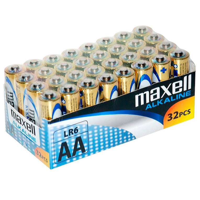 Piles Alcalines AA LR6 Maxell - Fiabilité et Performance pour Vos Appareils