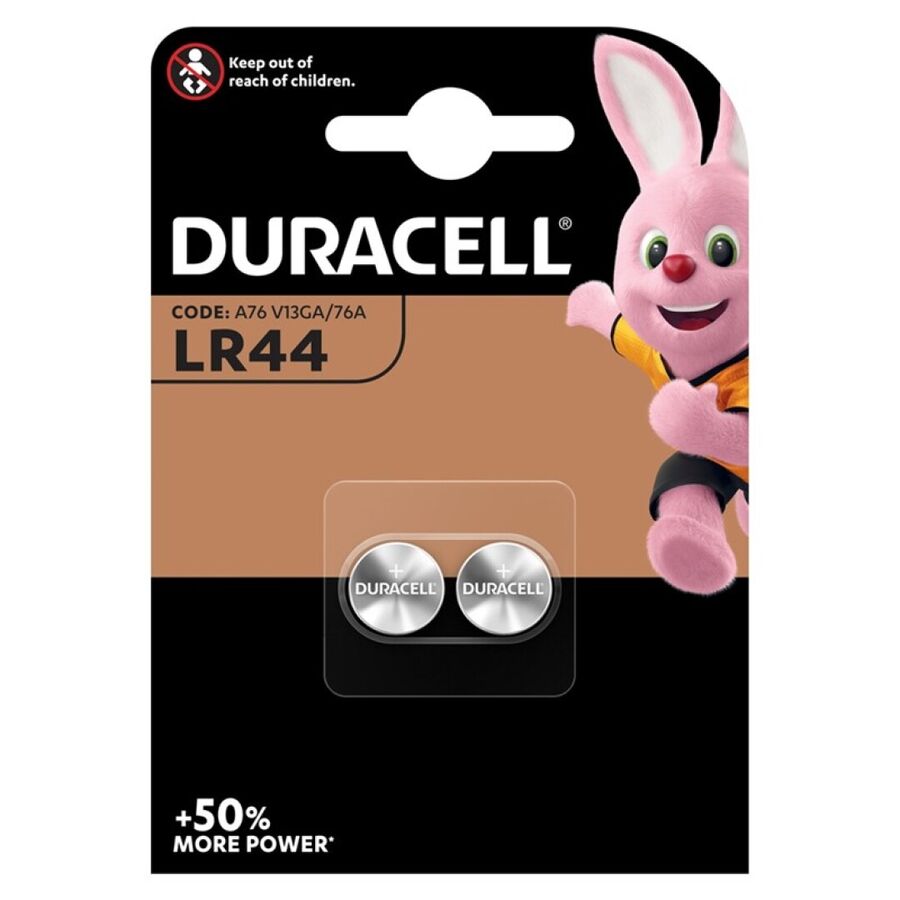 Pack de 2 Piles LR44 Duracell : Fiabilité et Performance pour Vos Accessoires