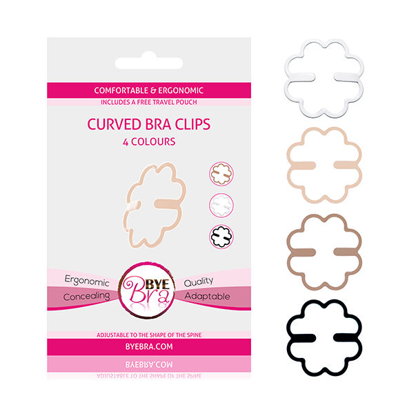 Bye Bra - Clips Élégants pour Soutien-Gorge, Confort et Discrétion Assurés