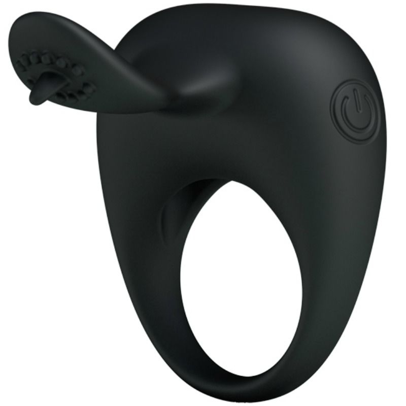Anneau Vibrant avec Langue - Stimulation Intense pour Couples Modernes