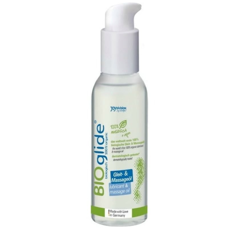 BIOGLIDE - Lubrifiant et Huile de Massage Bio 125 ml pour un Confort Optimal
