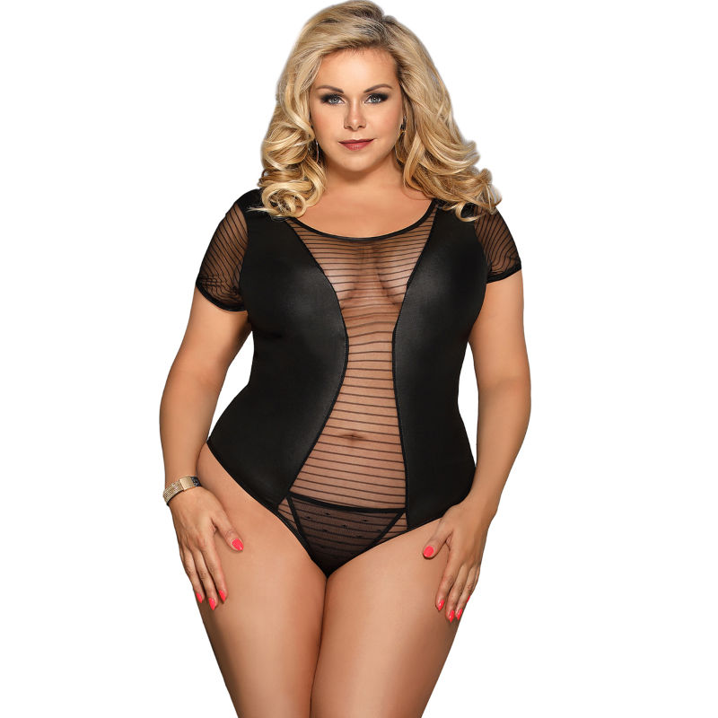 Teddy Fétiche Noir Queen Plus - Élégance et Sensualité Sublime