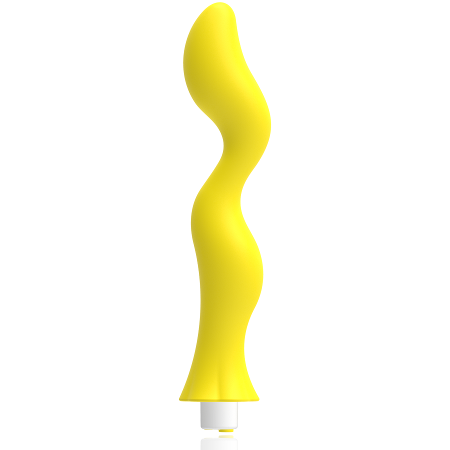 Vibromasseur Gavyn G-Spot Jaune : Stimulation Intense et Élégante