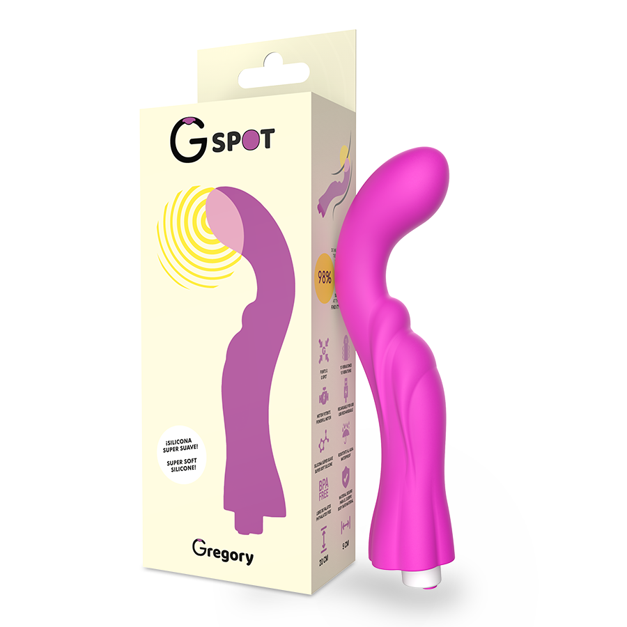 Vibromasseur Gregory Violet : Stimulation G-Spot Élégante et Puissante