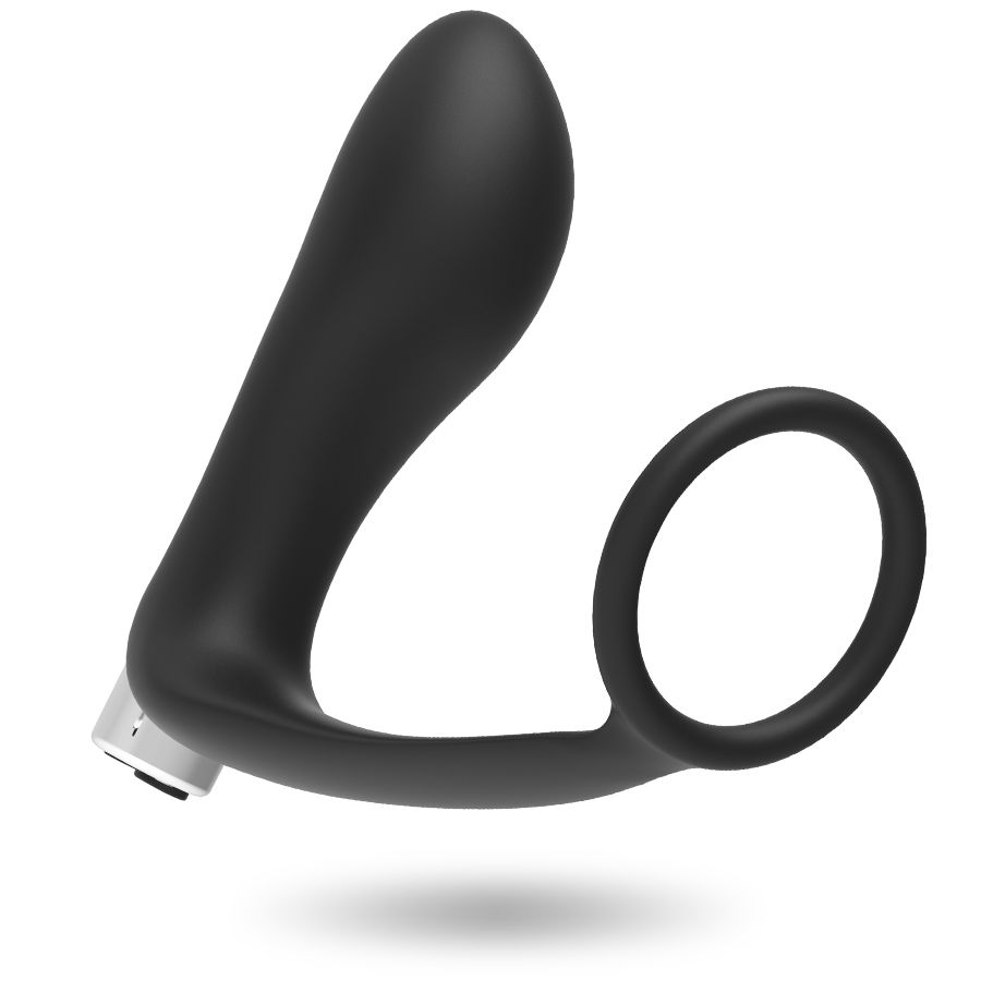 Vibromasseur Prostatique Rechargeable pour Hommes - Plaisir Anal Noir