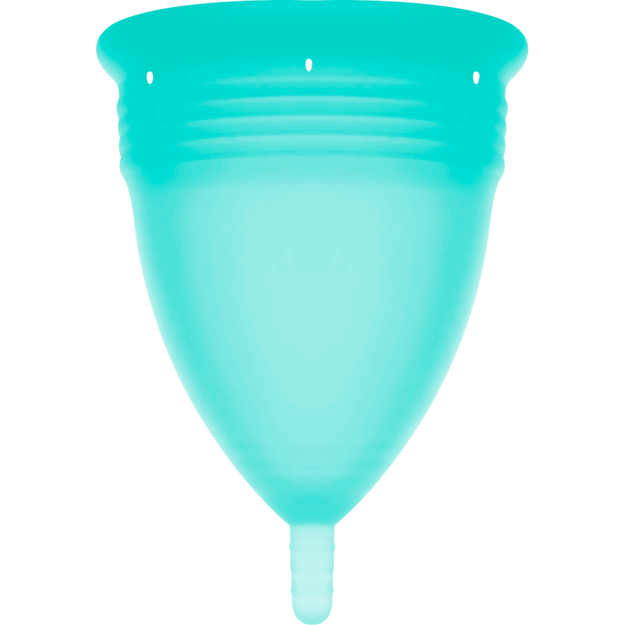 Stercup - Coupe Menstruelle en Silicone Aigue-Marine Taille S, Confort Écologique
