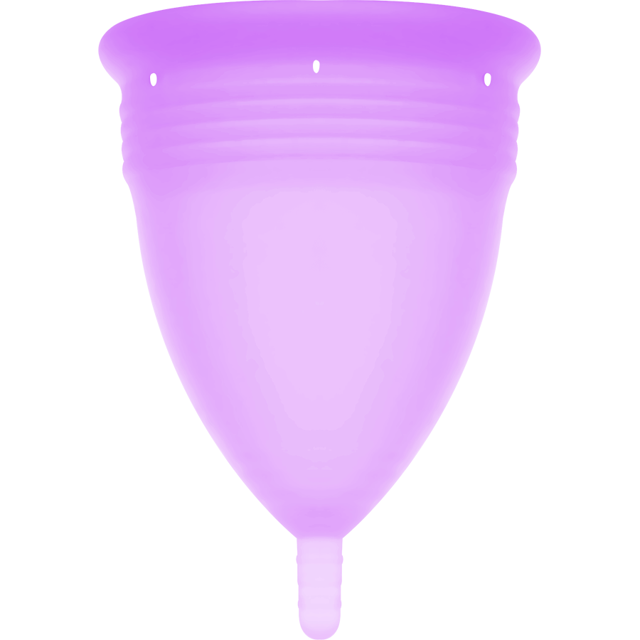 Stercup - Coupe Menstruelle en Silicone FDA Lilas Taille S, Confort Écologique