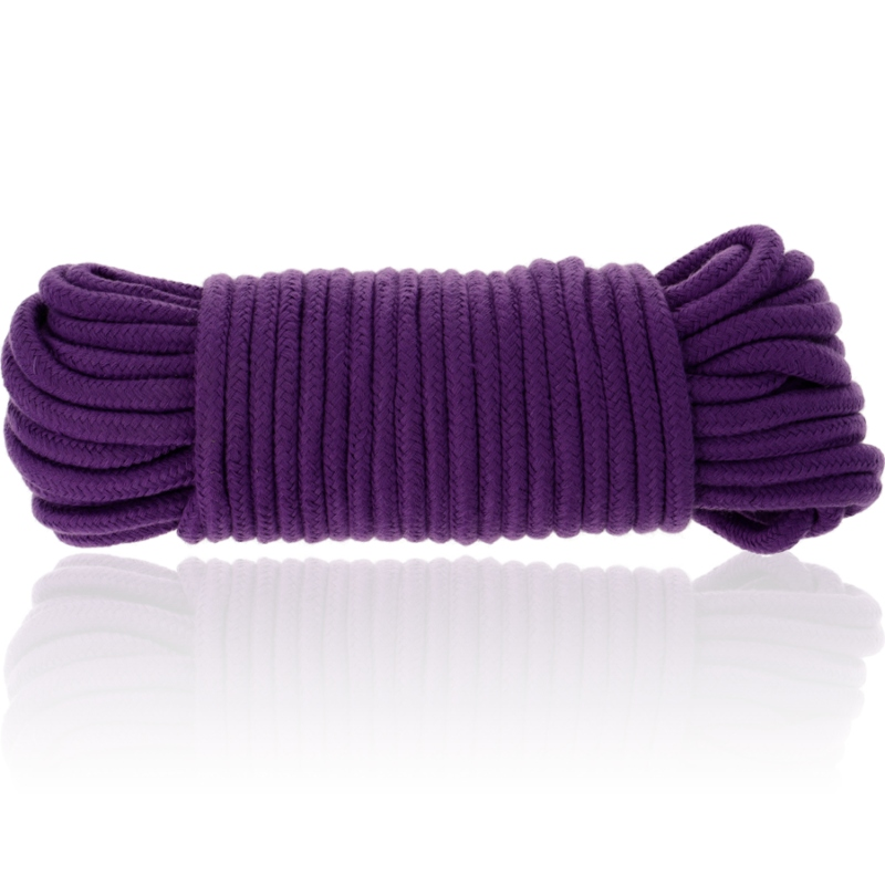 Corde de Bondage en Coton Lilas 20m - Éveillez Vos Fantasmes