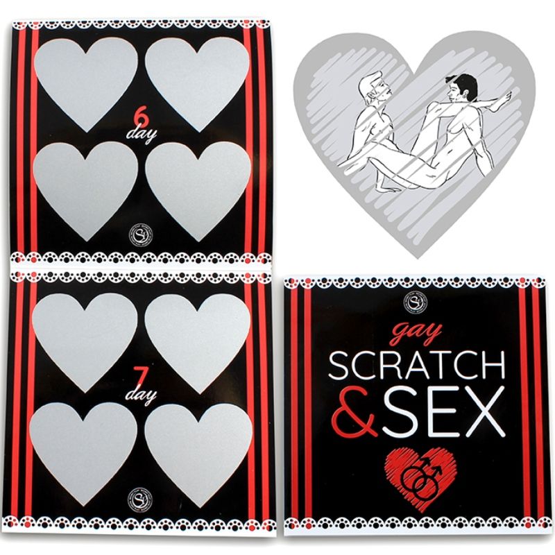 Jeu de Grattage Secret Play - Scratch & Sex pour Couples Gays