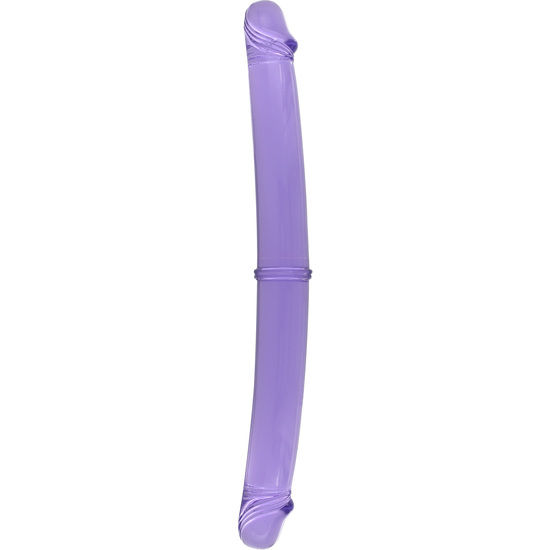 Double Pénis Violet 30 cm - Plaisir à Deux avec Seven Creations