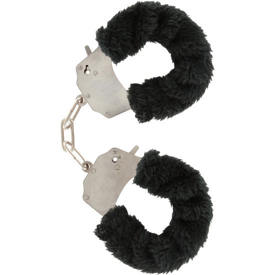 Manchettes Furry Fun Bondage Noir - Douceur et Sécurité pour des Moments Intenses