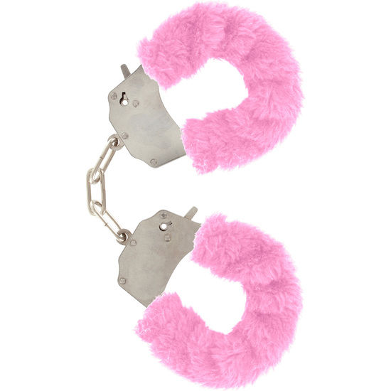 Manchettes Furry Fun Bondage Rose - Douceur et Sécurité pour vos Jeux
