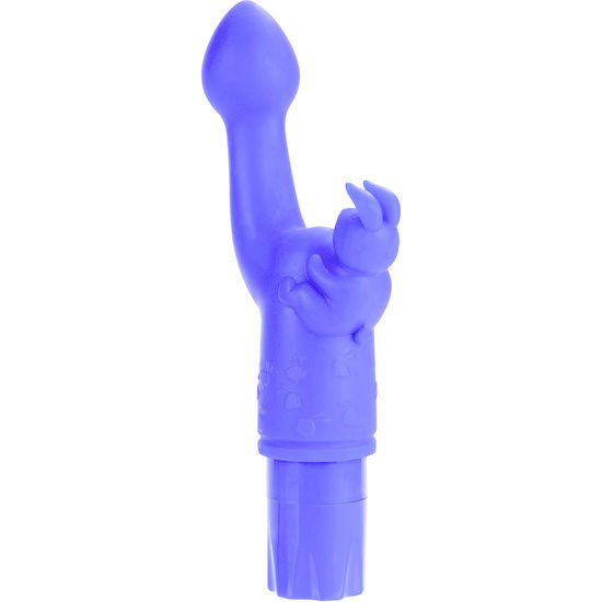 Vibromasseur Lapin Kiss en Silicone Violet - Plaisir Multi-Vitesse