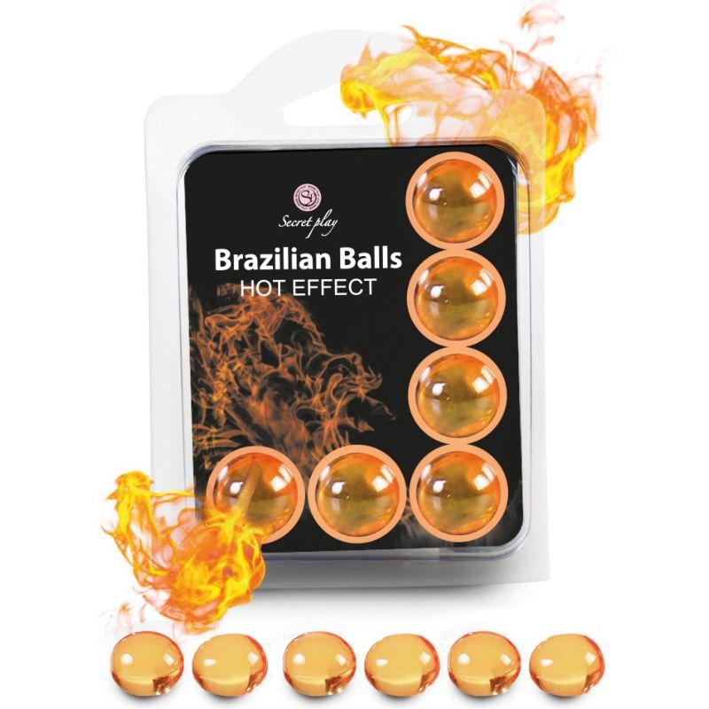 Set de 6 Balles Brésiliennes Effet Chaleur - Plaisir Intense et Surprise